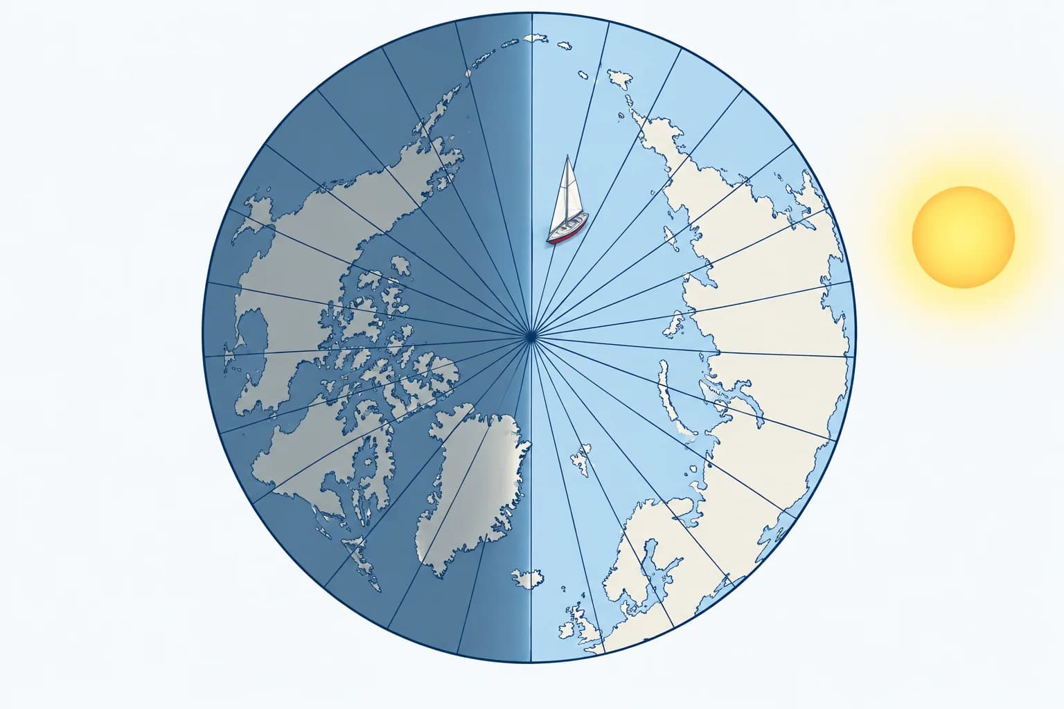Arc to time, local mean time and the time of local noon