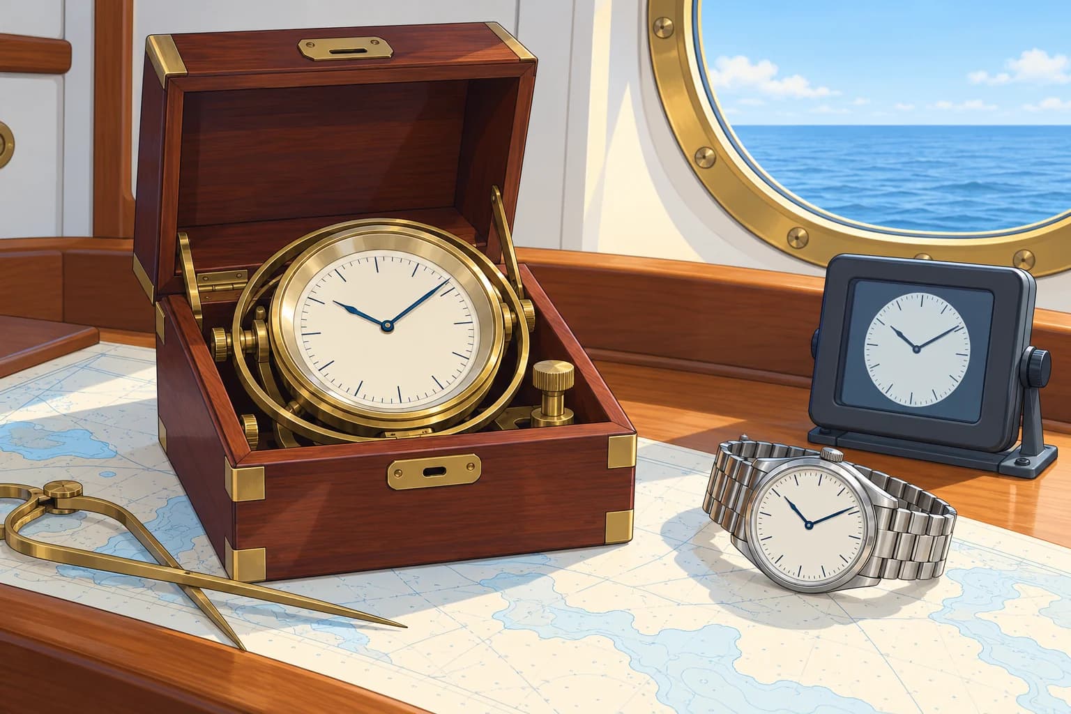 UT, the deck watch and its error