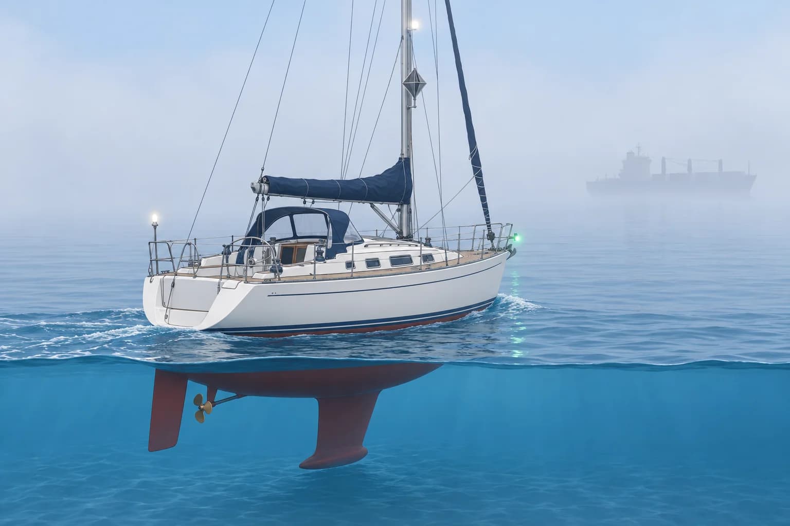 Rule 19: action when vessels are not in sight