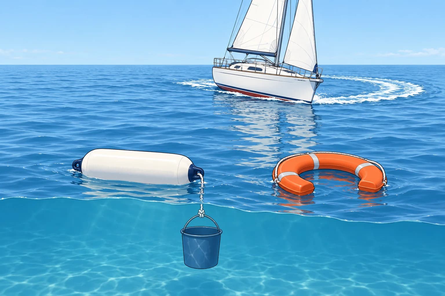 Running MOB, fire and abandon-ship drills