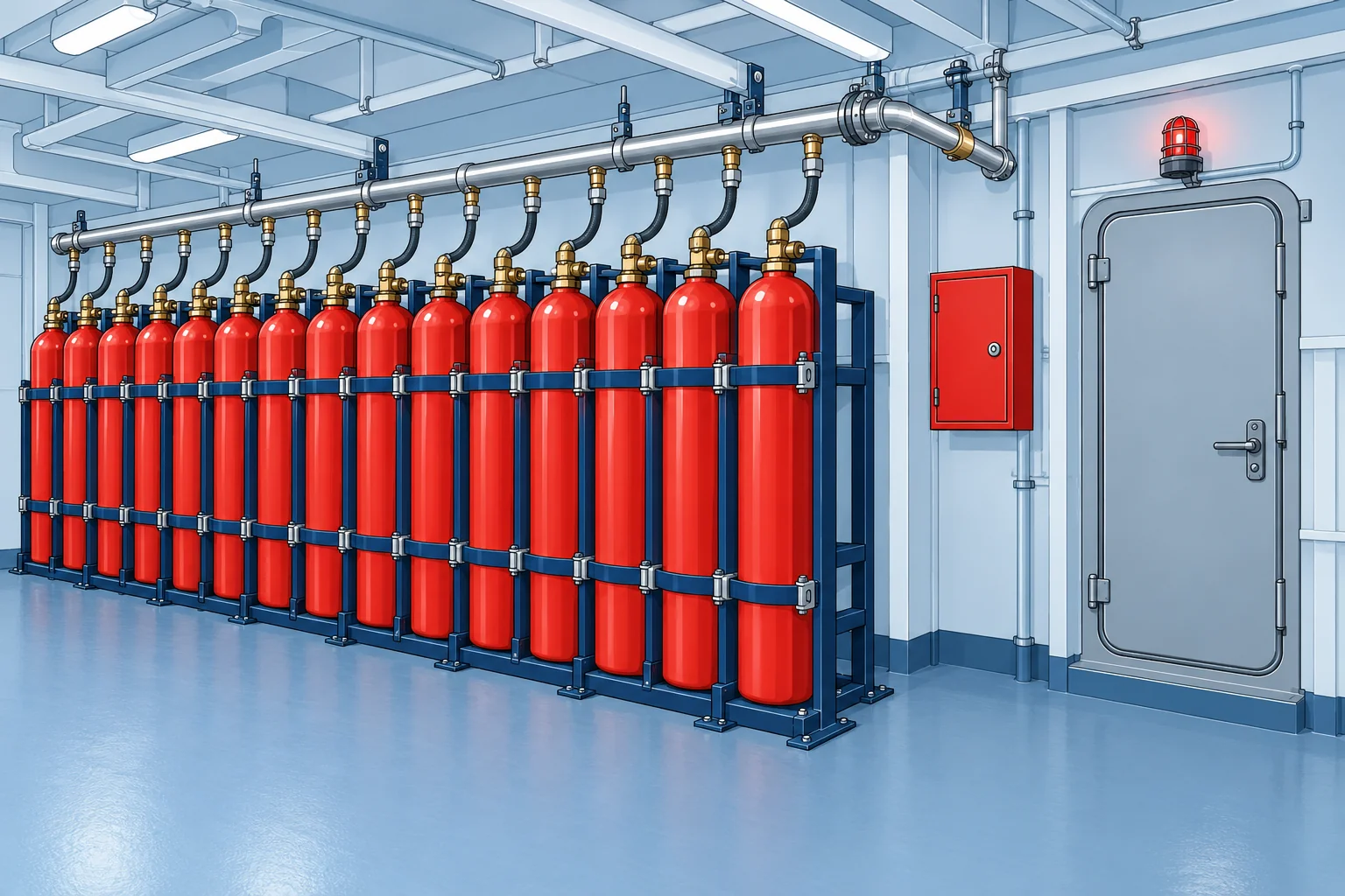Fixed fire-extinguishing systems