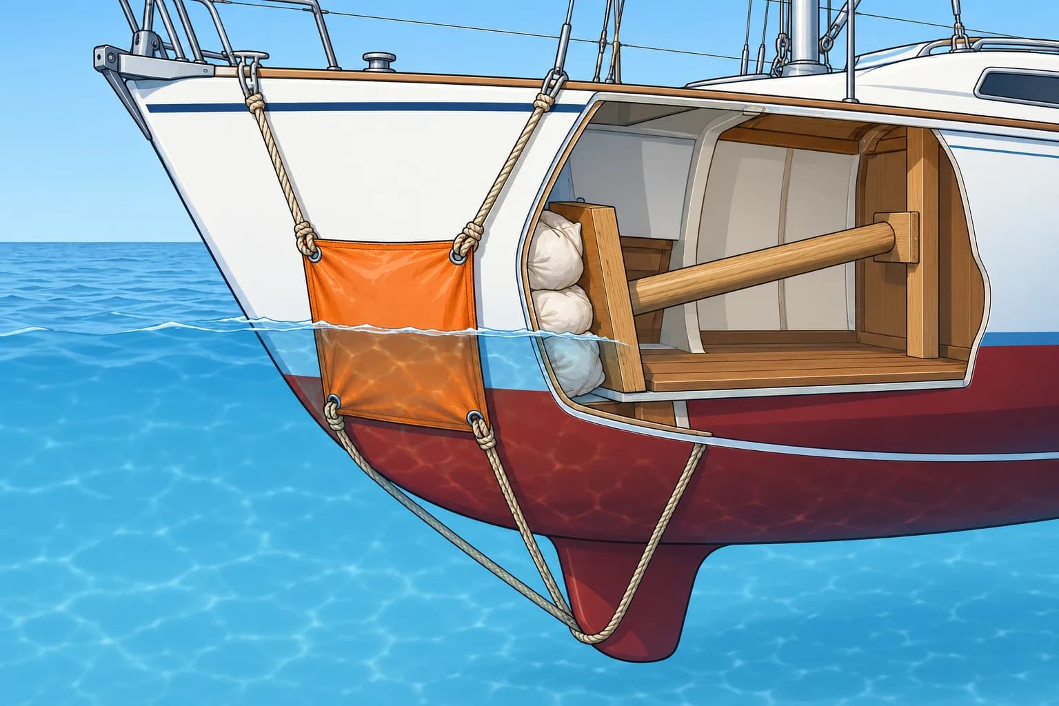 Damage control: bungs, plugs and collision mats