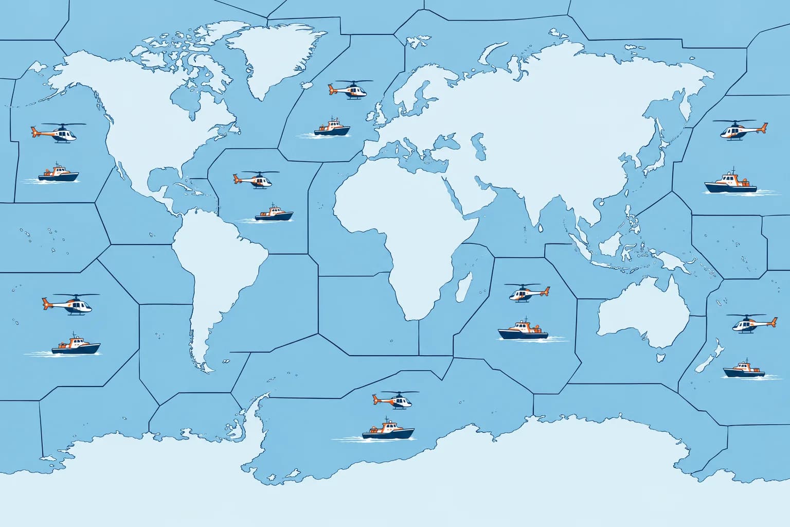 How search and rescue is organised