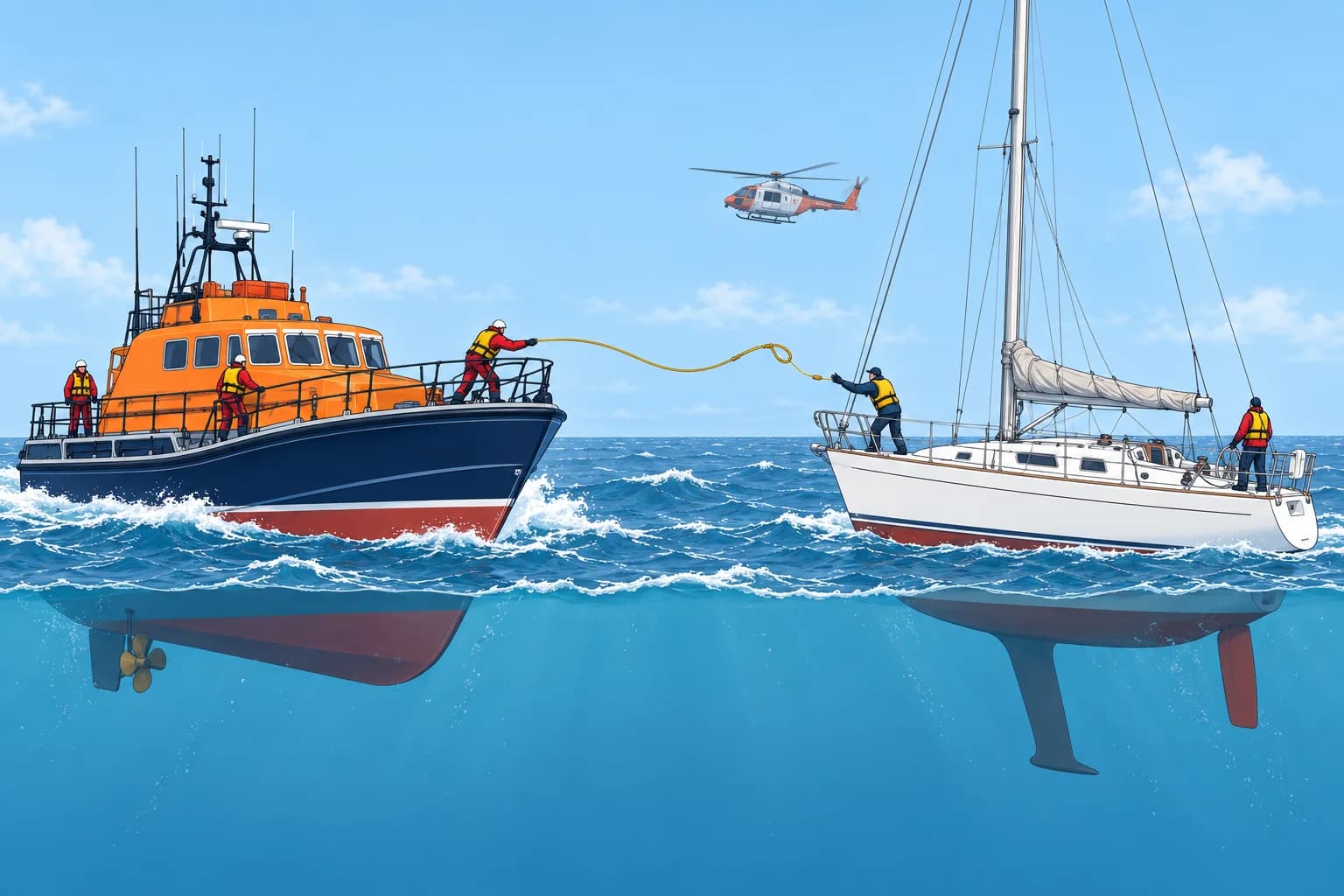 What to expect from lifeboats and helicopters