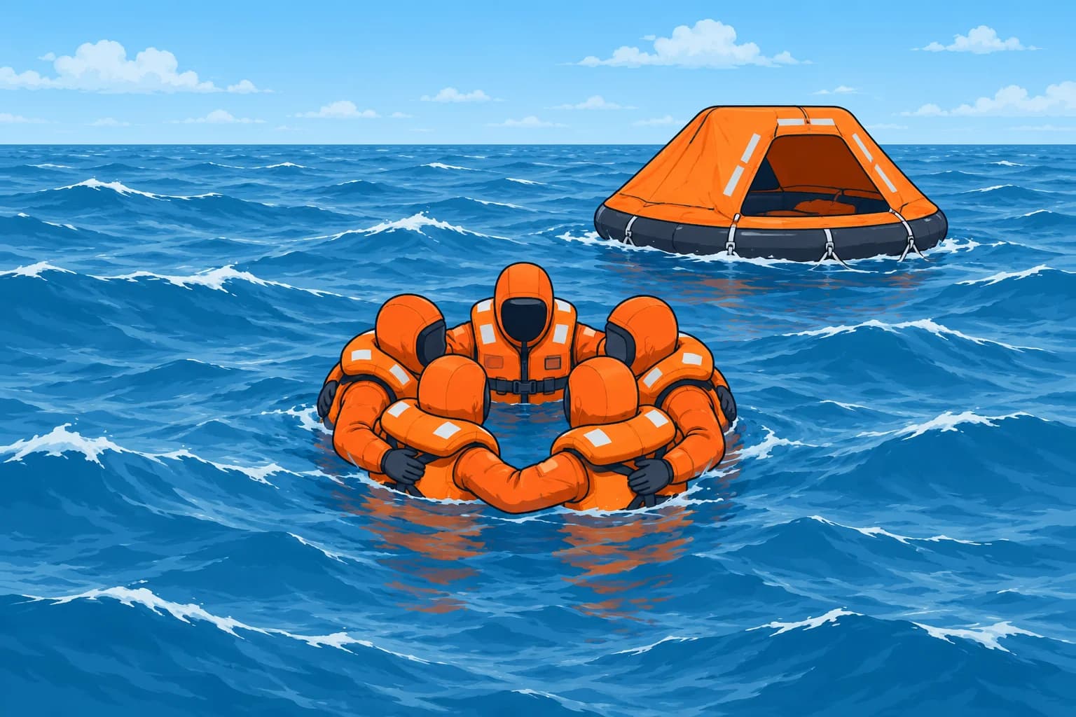 Staying alive in the water