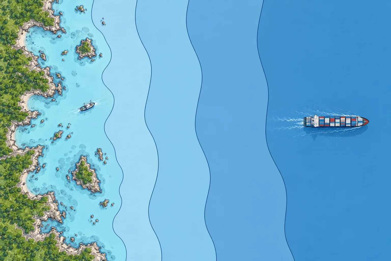 Baselines and the maritime zones of UNCLOS