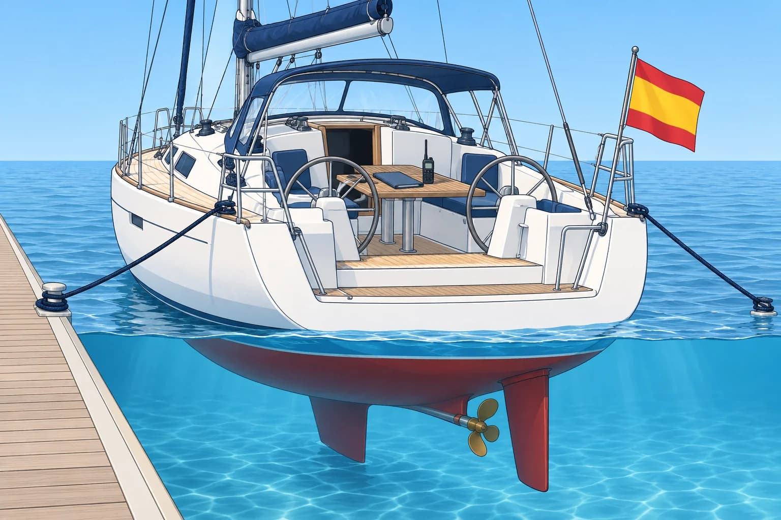 Ship's papers, registration, insurance and radio