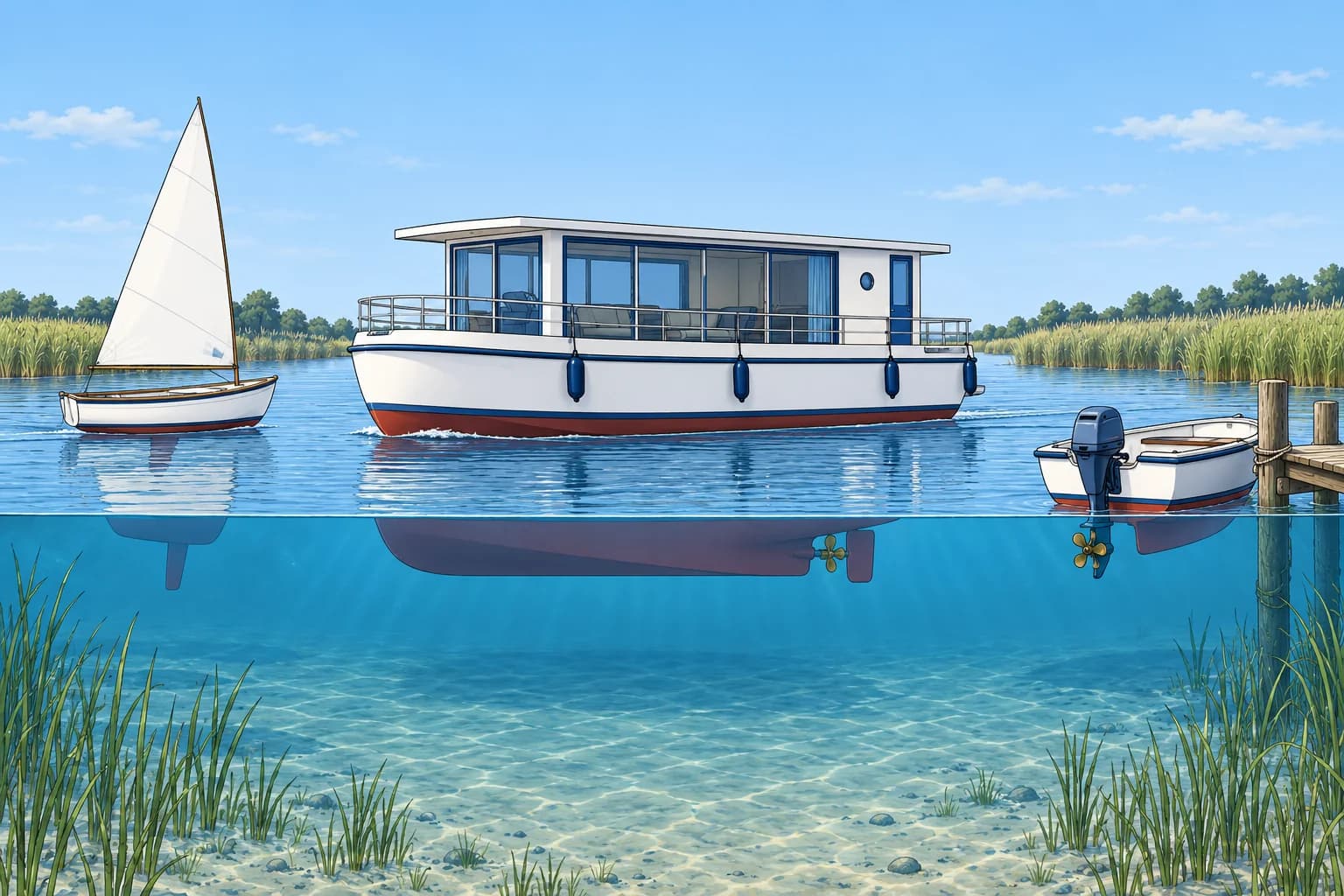 SBF Binnen, motor limits and the charter certificate