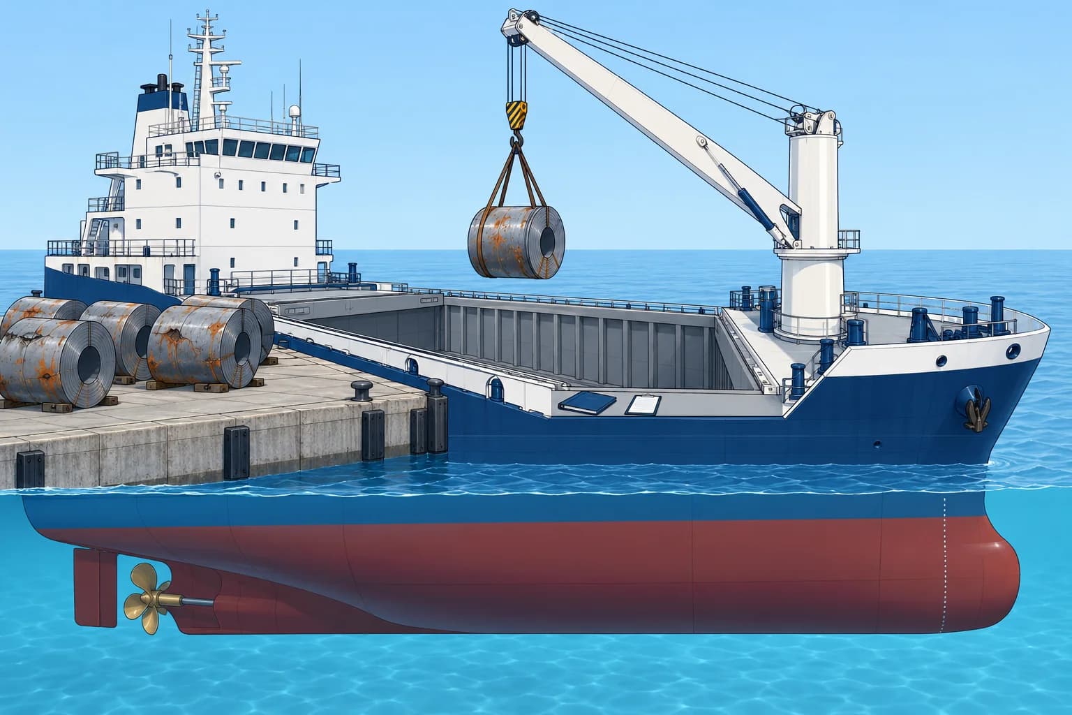 Bills of lading, protests and the official log book