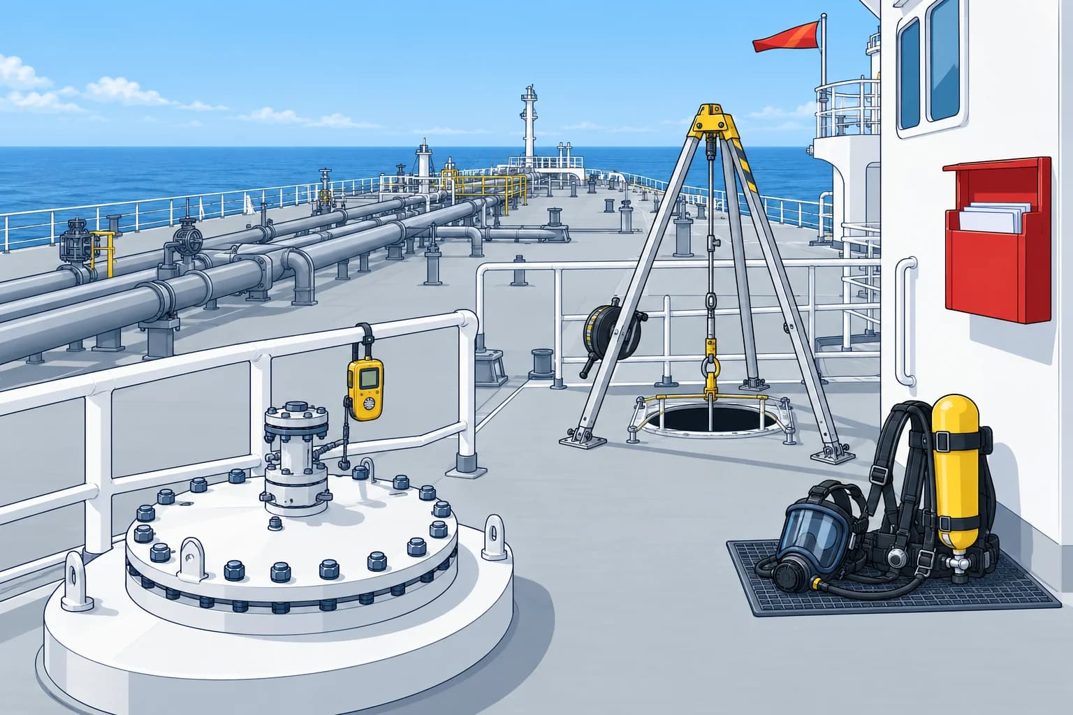 Toxic gases and chemicals: the first steps