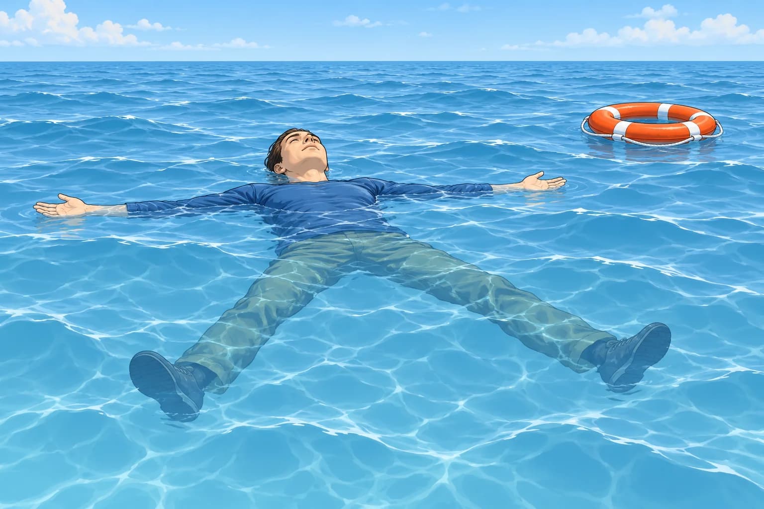 Float to Live and staying alive in the water