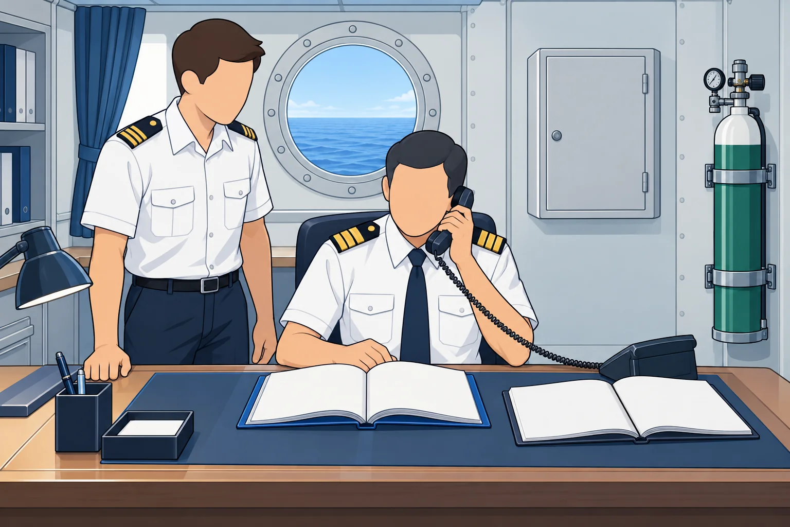 The master’s medical responsibilities: MLC 2006, the medicine chest and radio advice