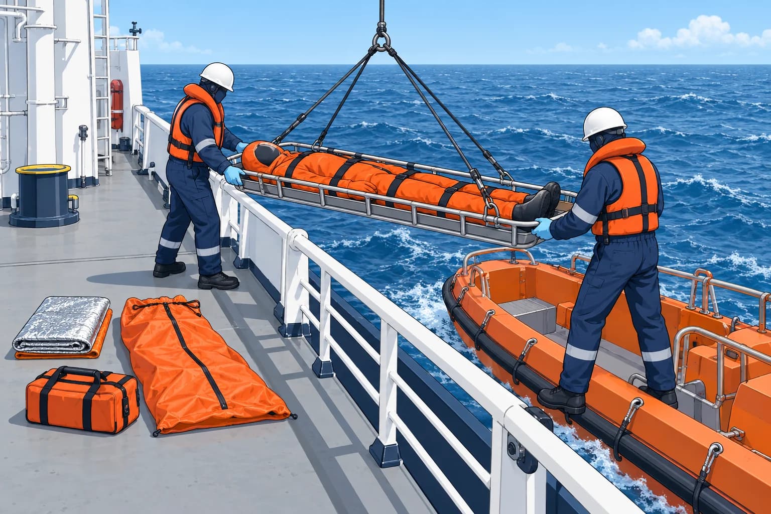 Hypothermia, immersion and care of rescued persons