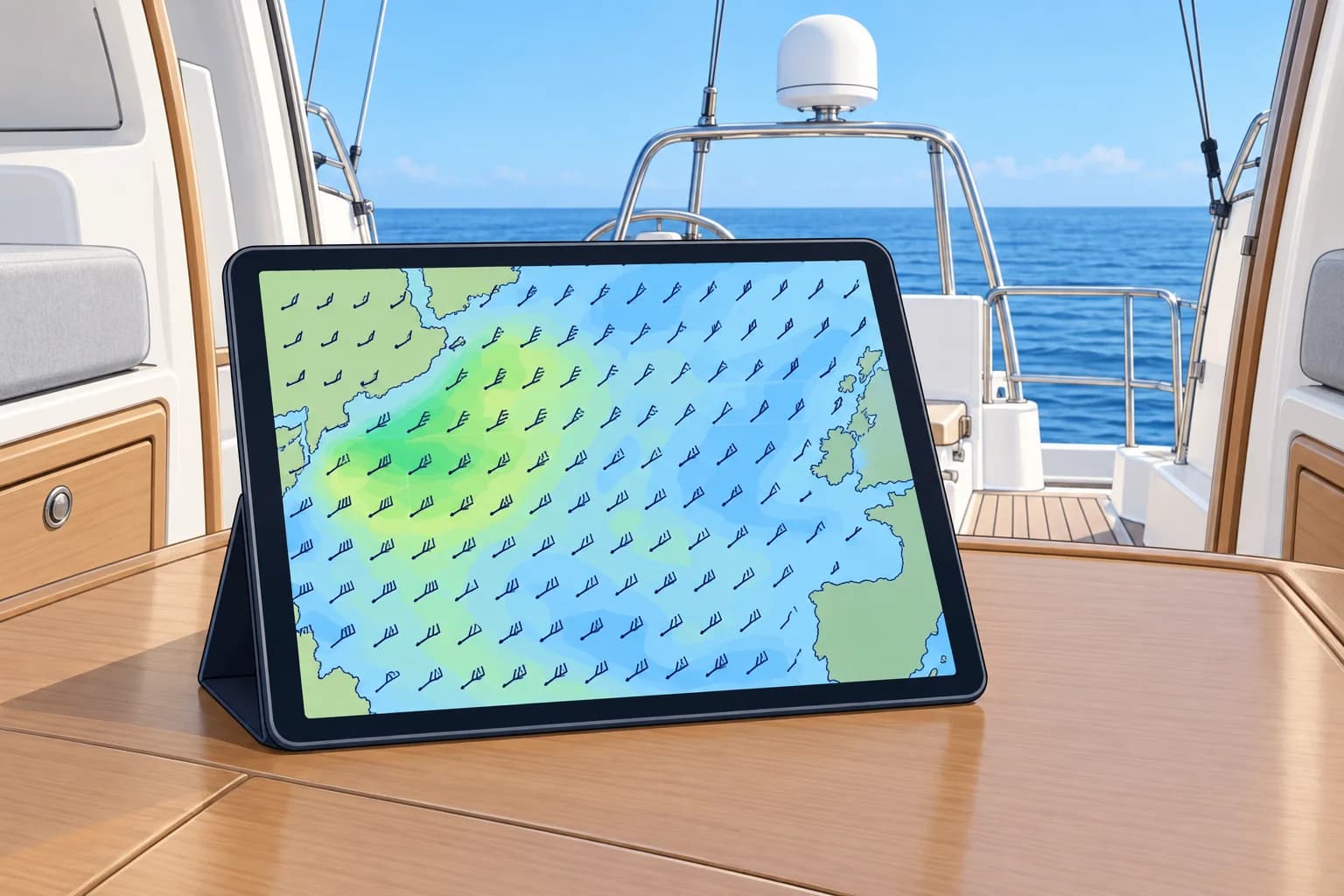 What a GRIB file is and how to get one at sea