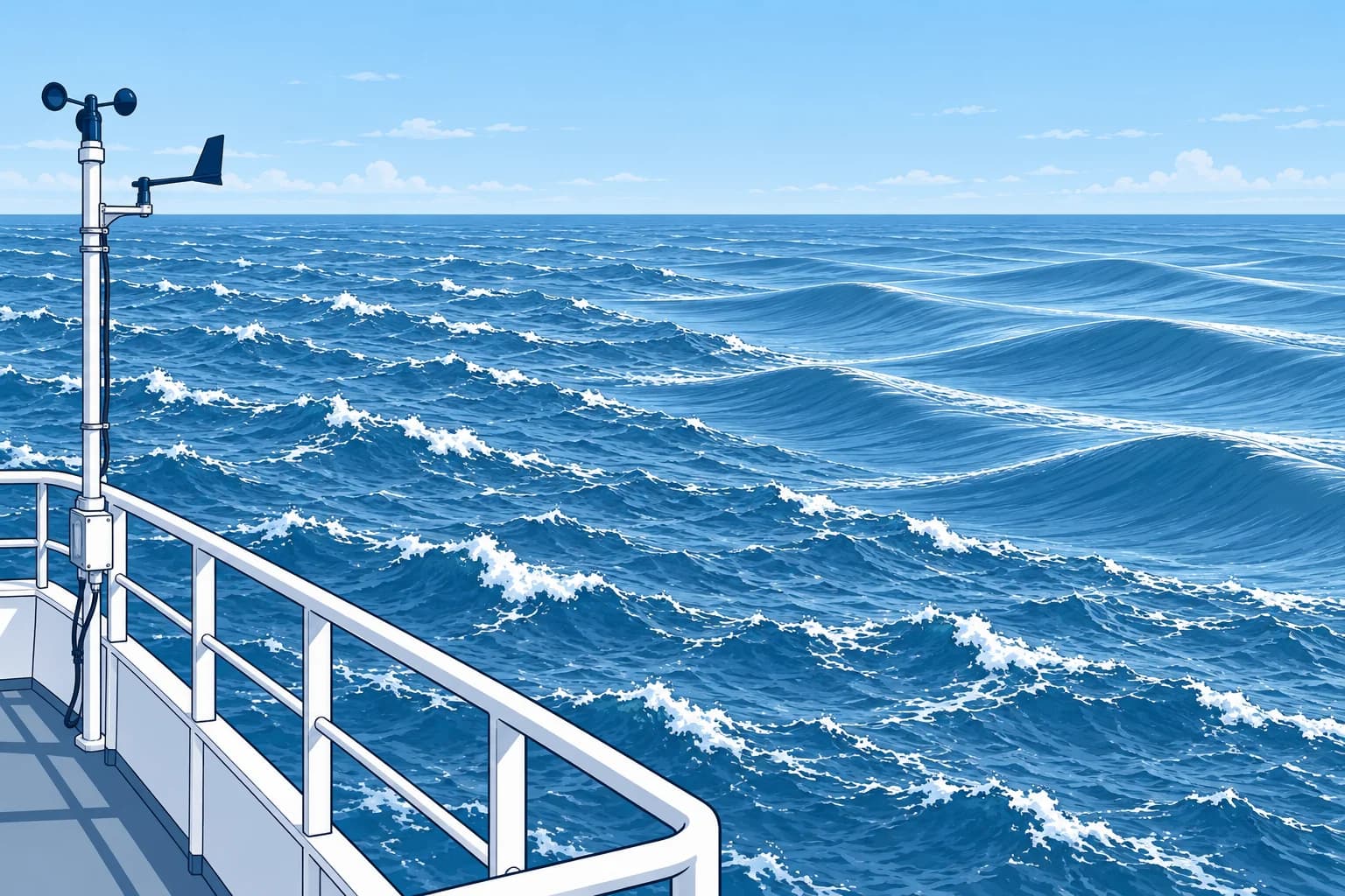Wind and waves: true wind, sea state, wind sea and swell