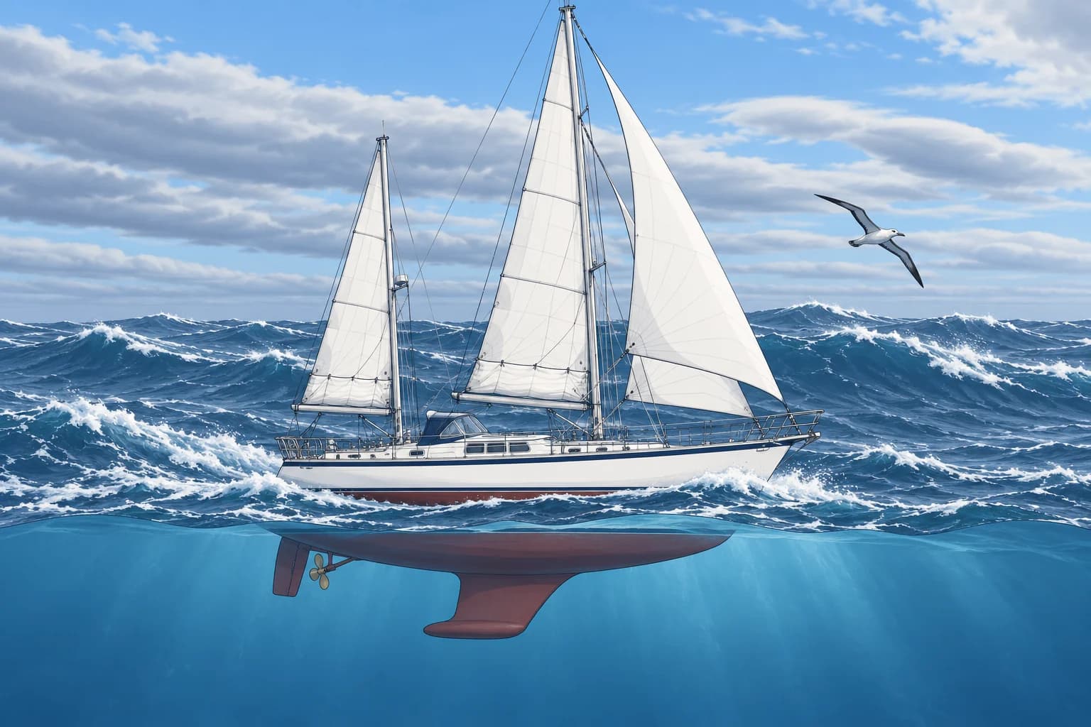 The westerlies and high-latitude ocean weather