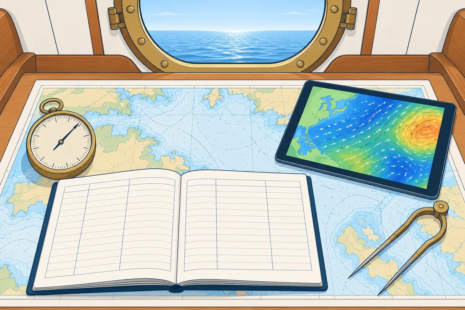 Your observations, the forecast and the deck log