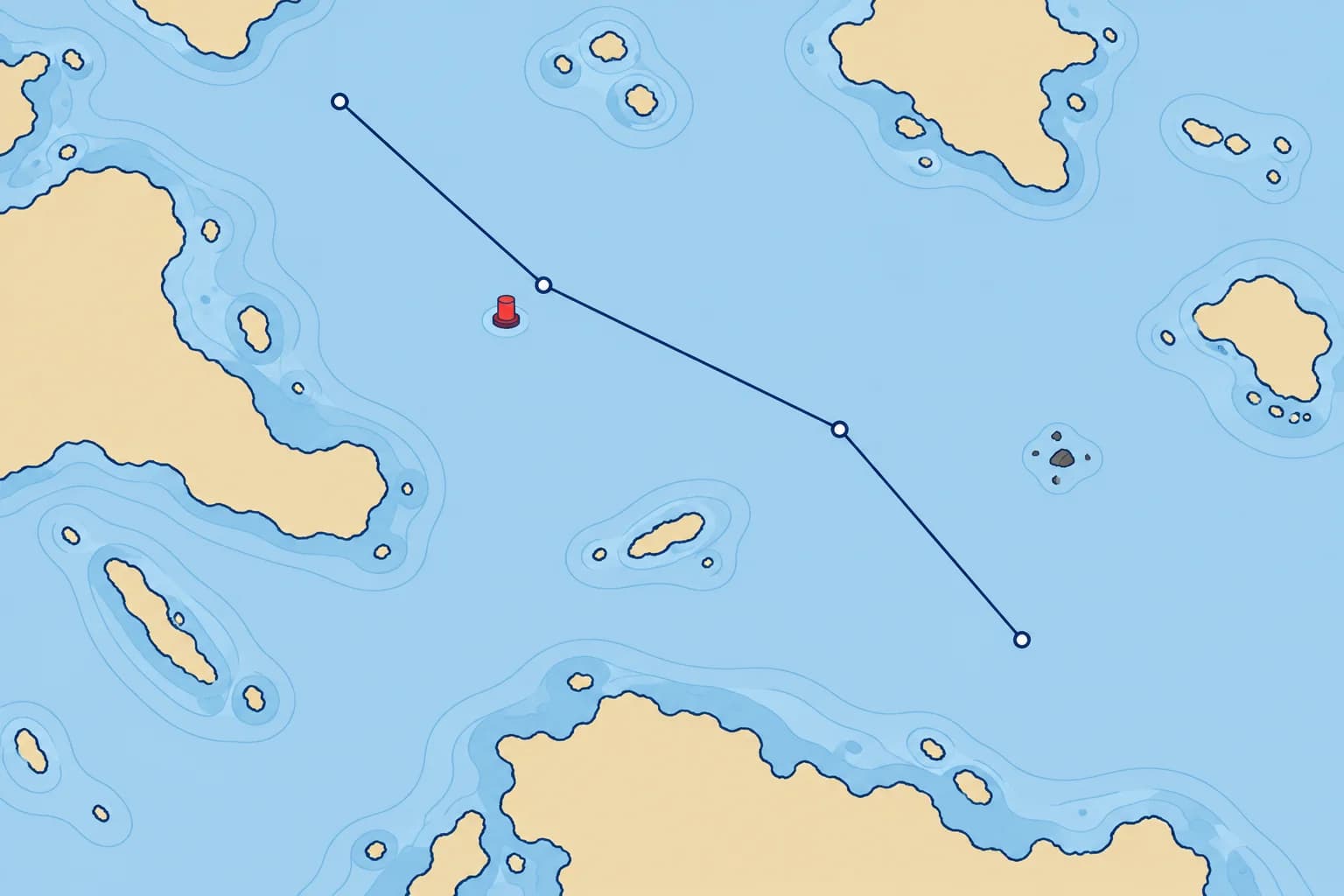 Waypoints, routes and the MOB key