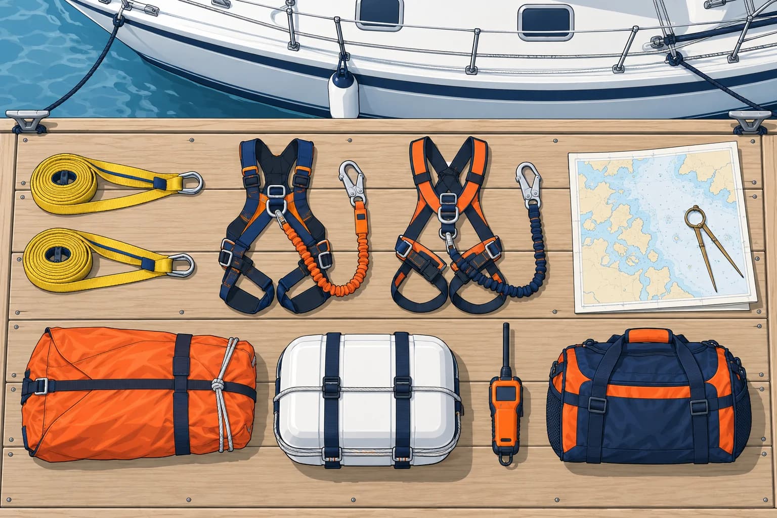 Offshore categories and the passage checklist