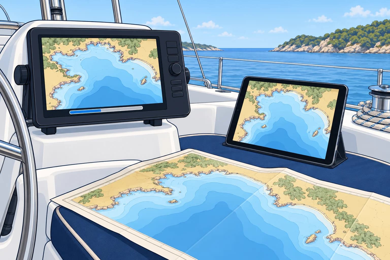 Digital charts and publications: updates and their lag
