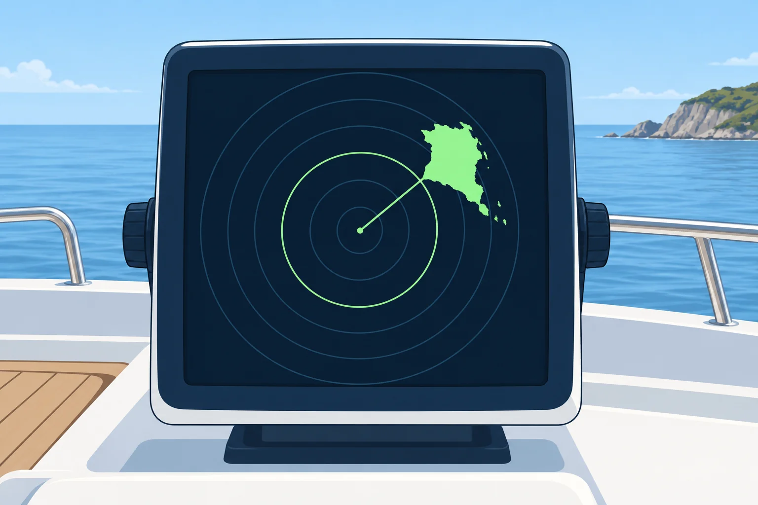 Range rings, VRM and EBL: measuring with radar