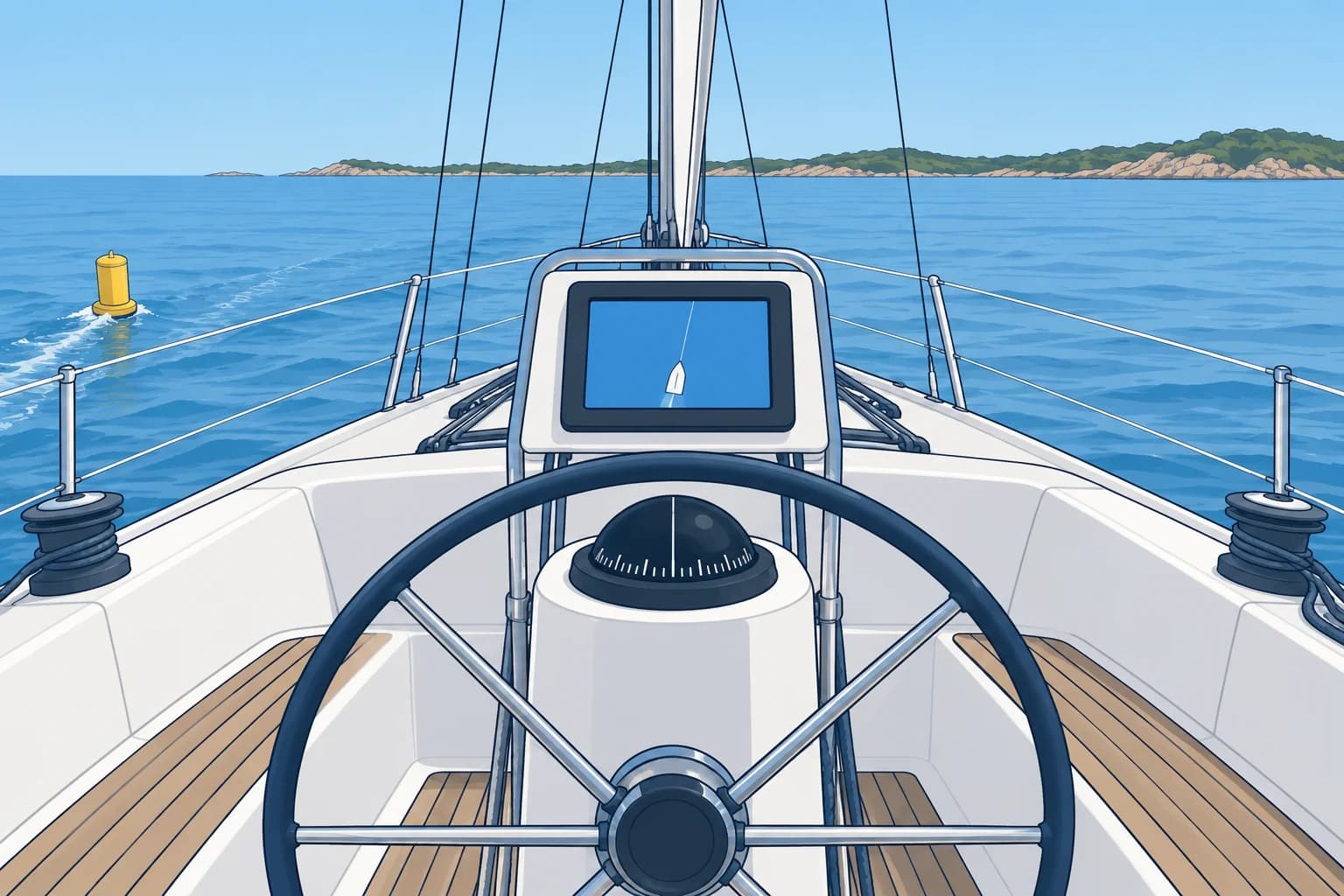 Worked example: course to steer and ETA