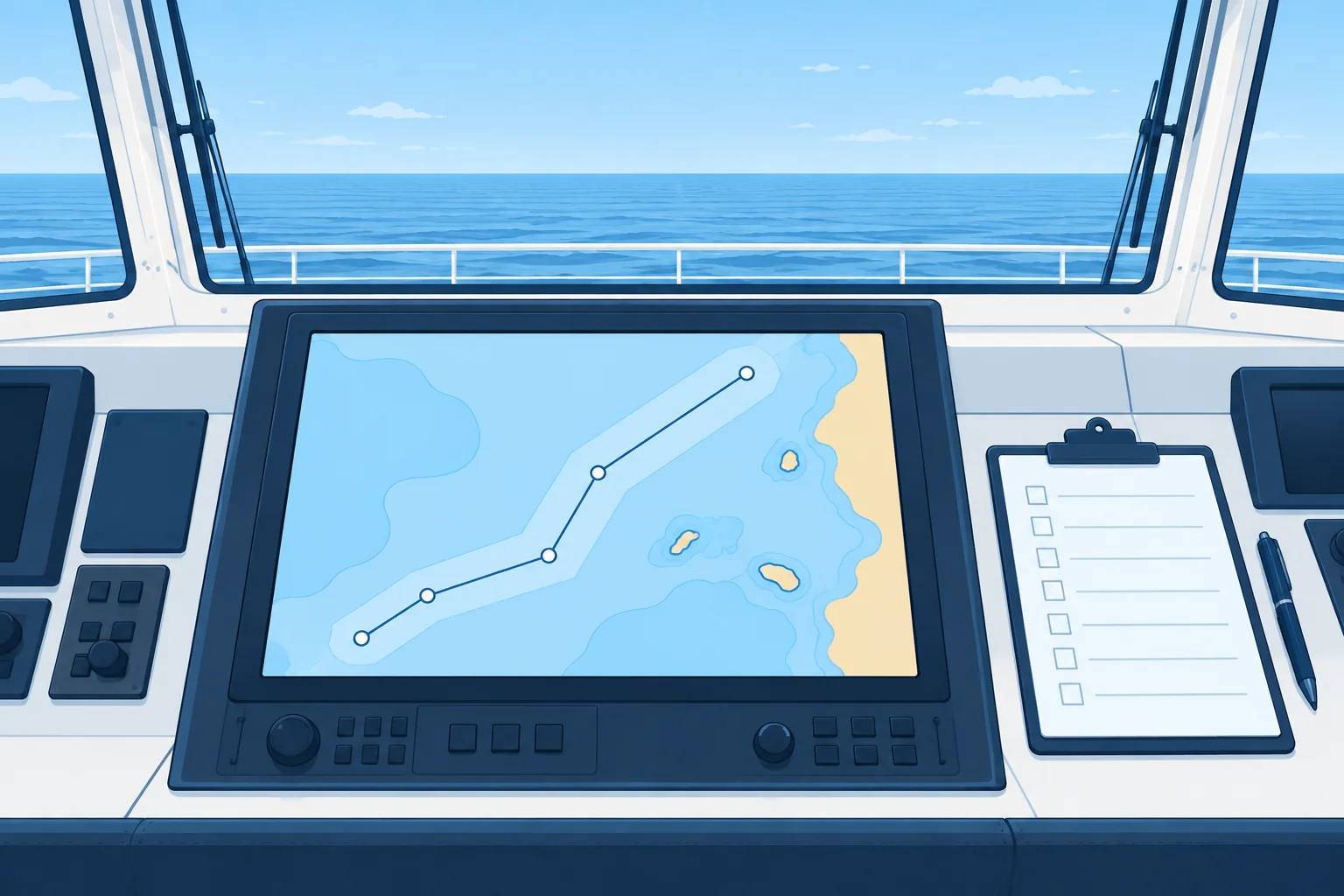 ECDIS at management level: company settings, route approval and audit