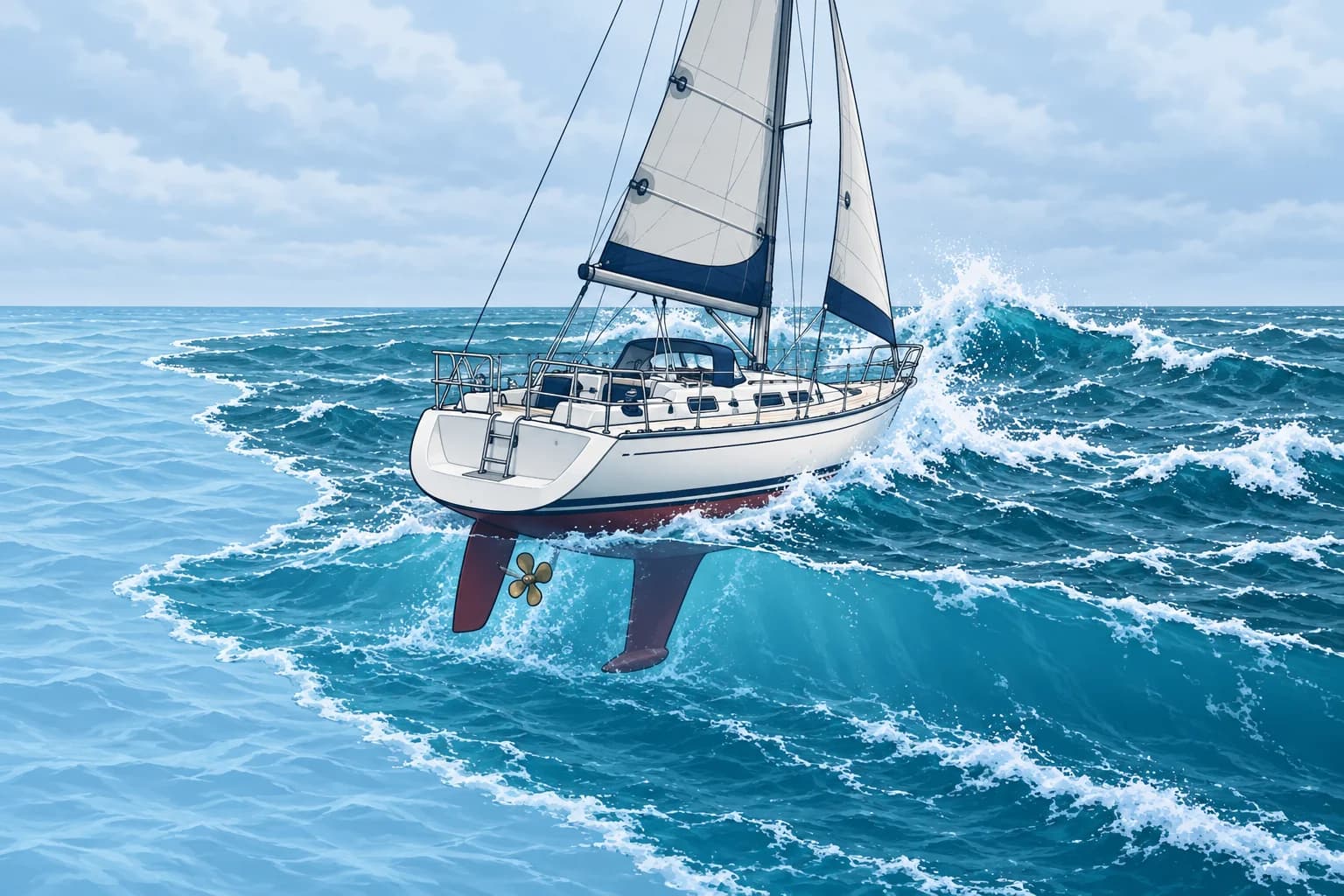 Rogue waves, wind against current and breaking seas