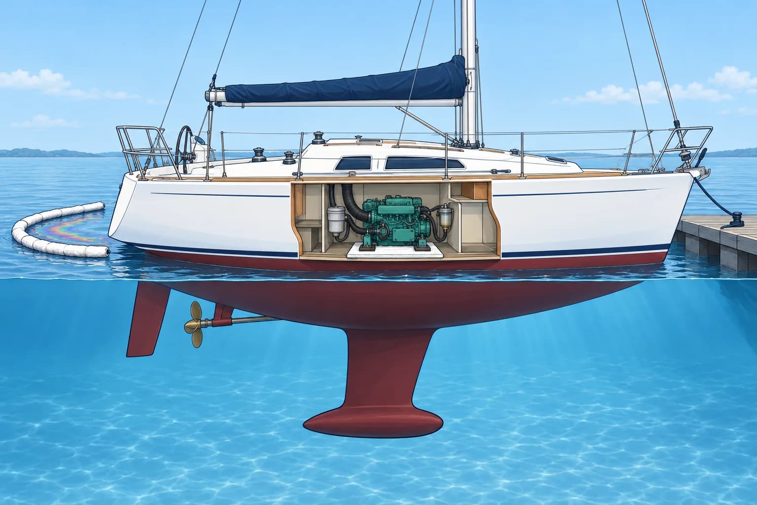 Oil: bilges, fuelling and spills
