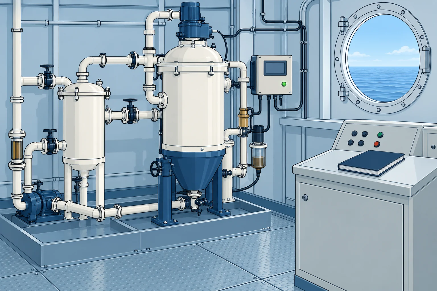 The oil record book and the oil discharge limits