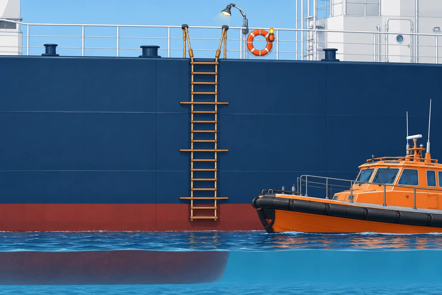 Rigging the pilot ladder: SOLAS V/23 now and from 2028