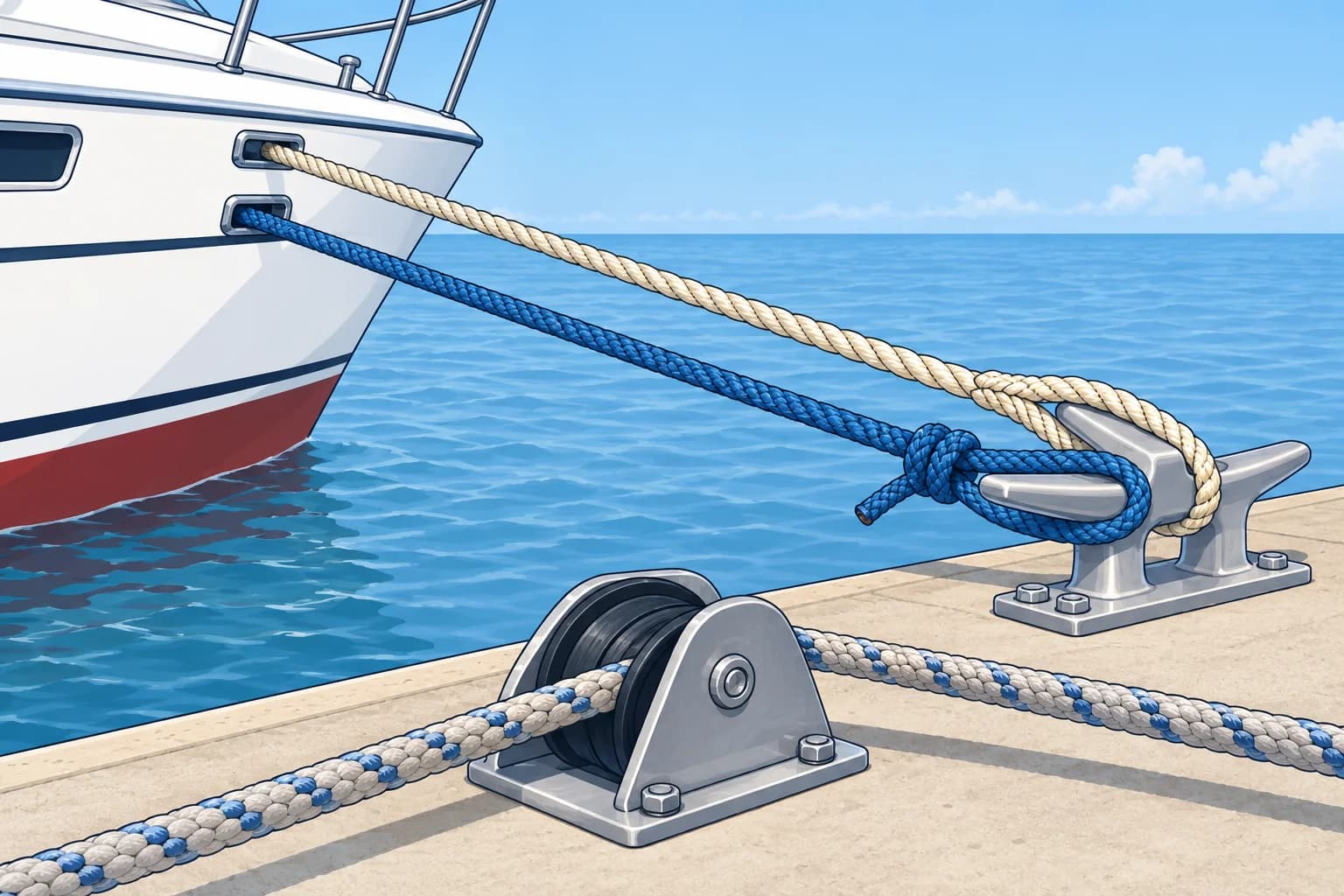 Breaking load, working load and what weakens a rope
