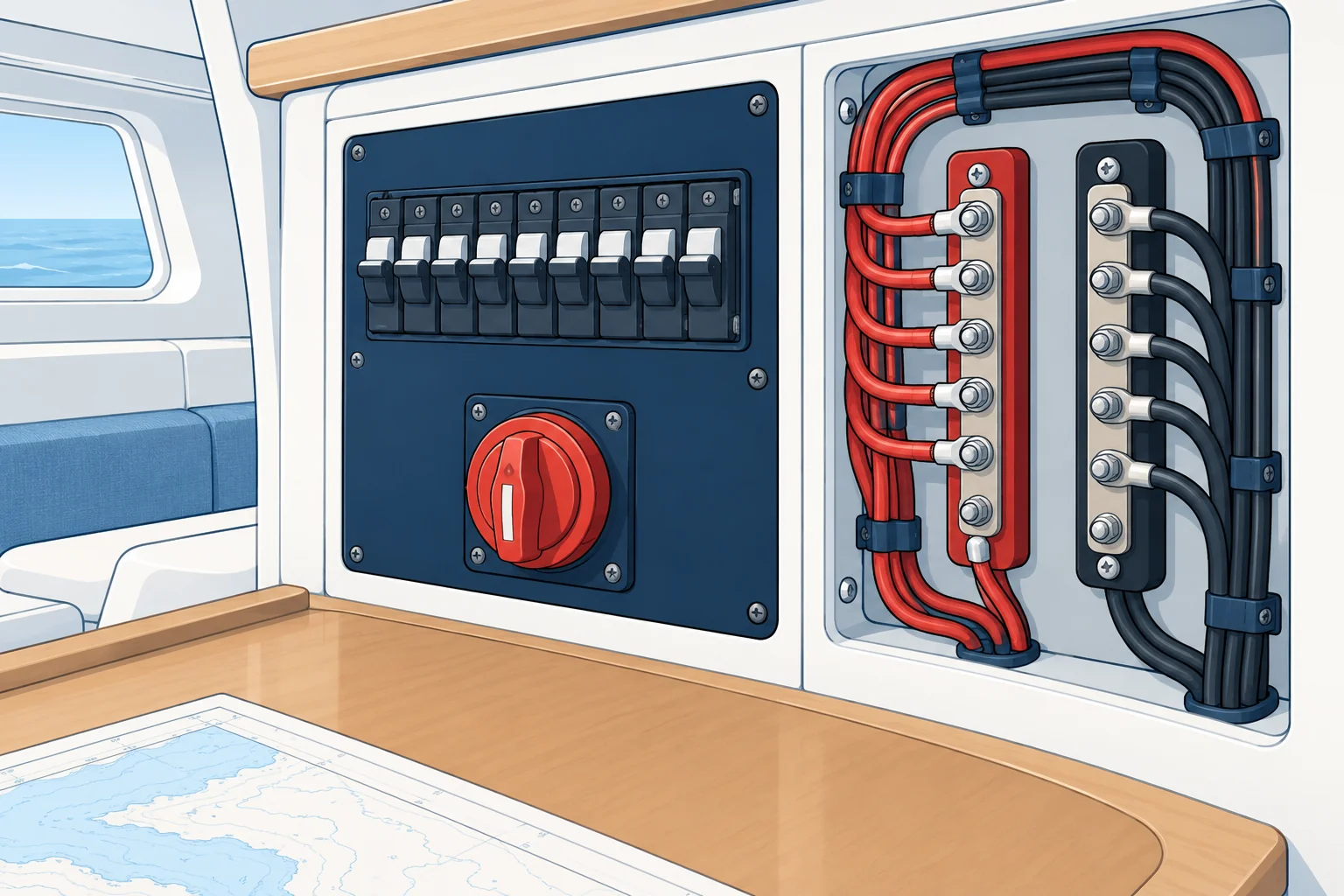 The 12 V DC system