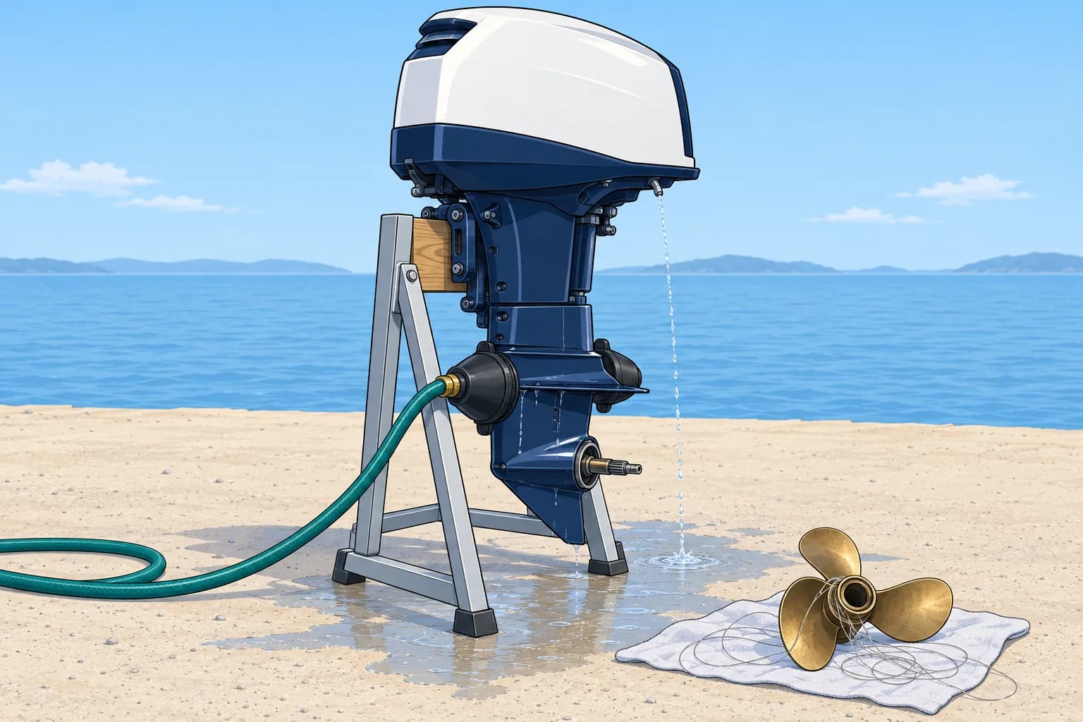 Looking after an outboard
