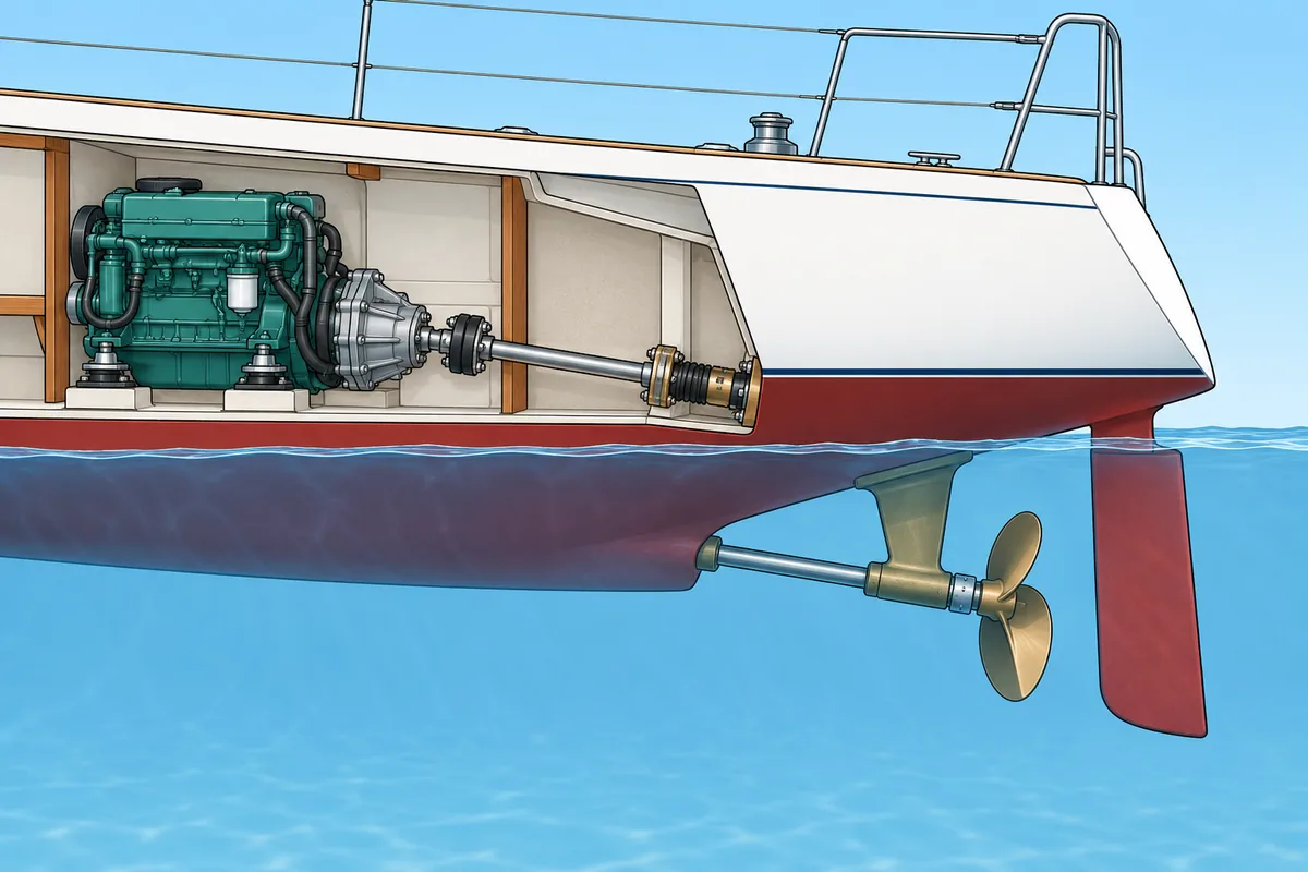 From engine to propeller: gears, shaft and seals