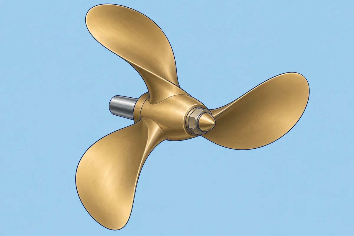 The propeller: parts, size and hand