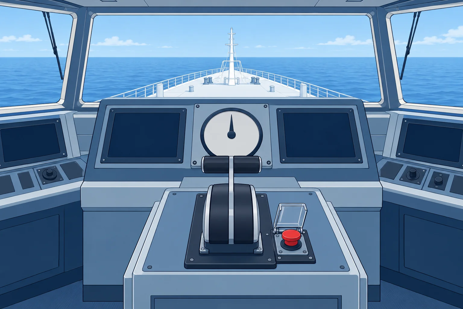 Bridge control of the main engine