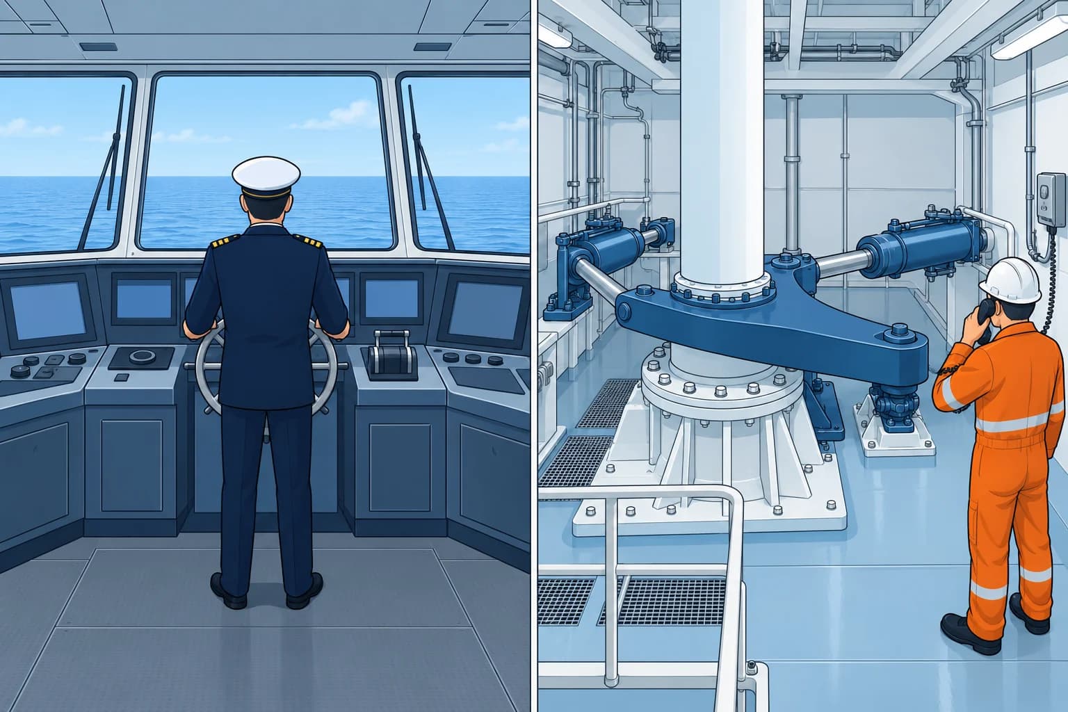 Steering gear tests before departure and emergency steering drills (SOLAS V/26)
