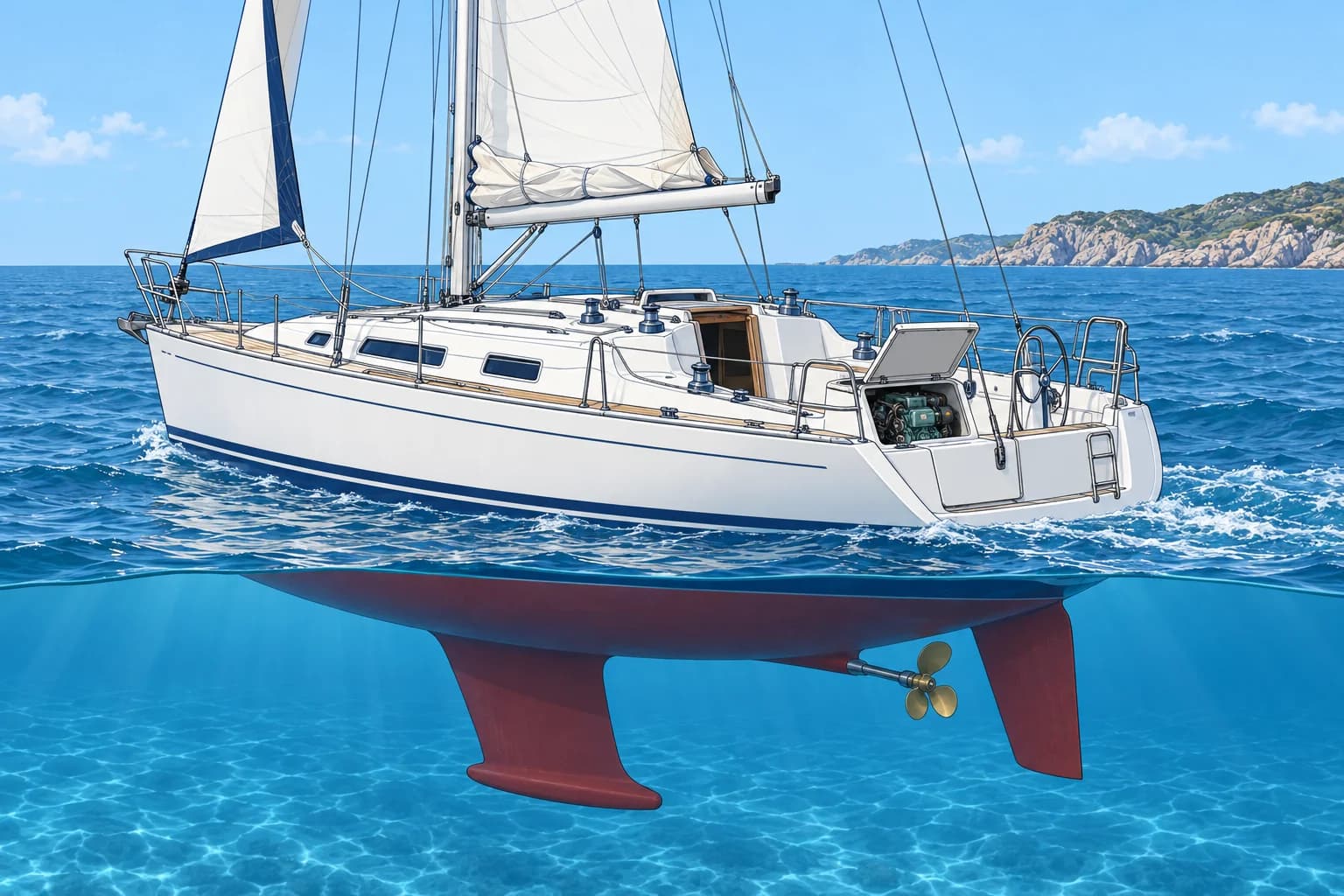 When the engine fails: the boat first, then the engine