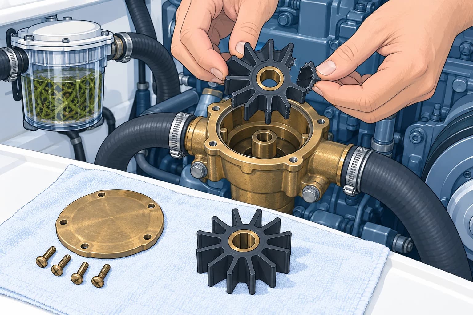 Overheating: find the missing water