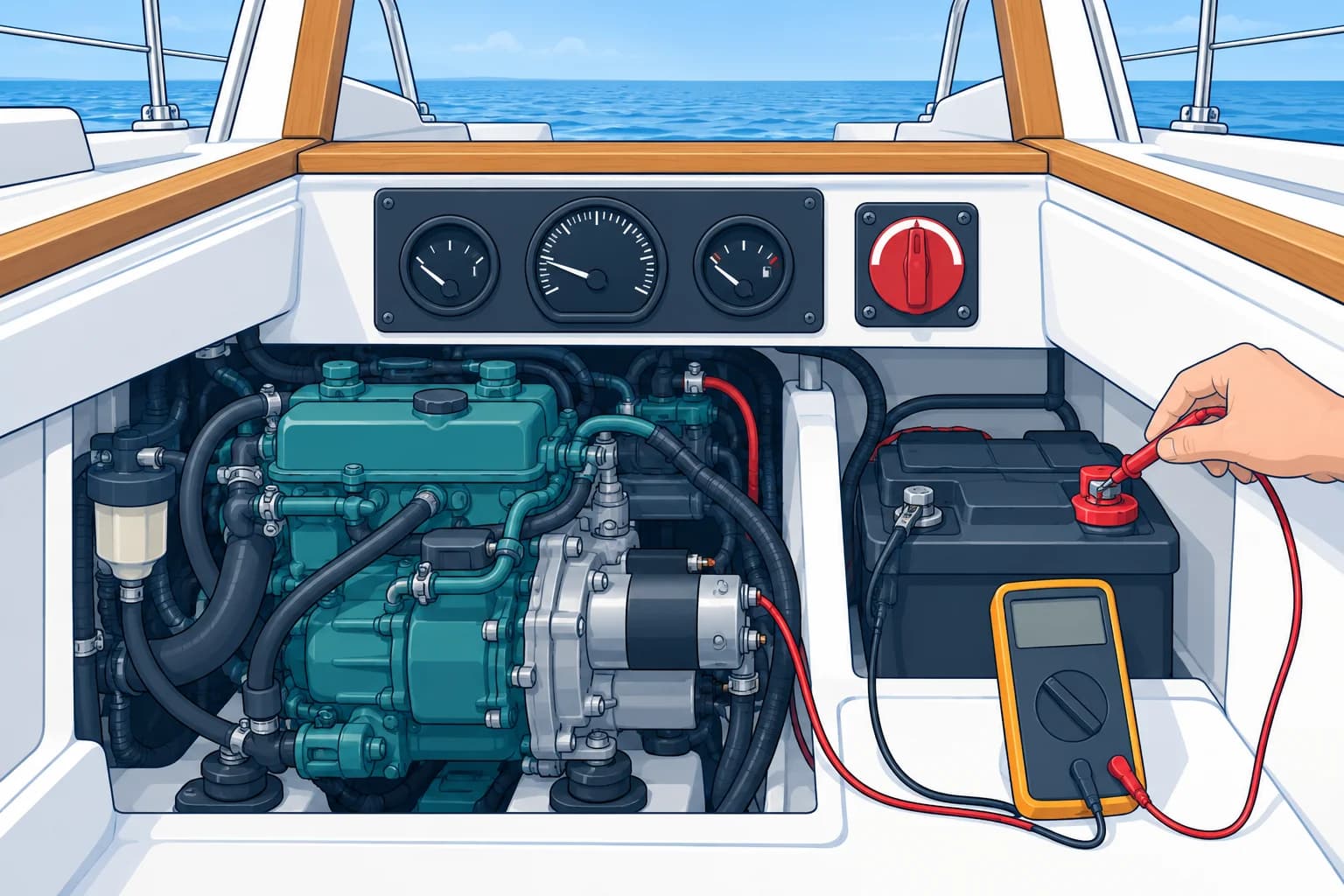 The engine won't start