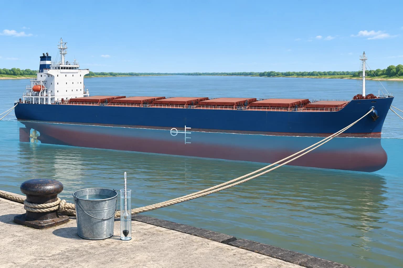 Fresh water allowance and dock water allowance