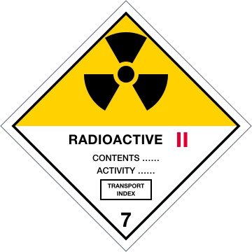 Radioactiu, categoria II-YELLOW